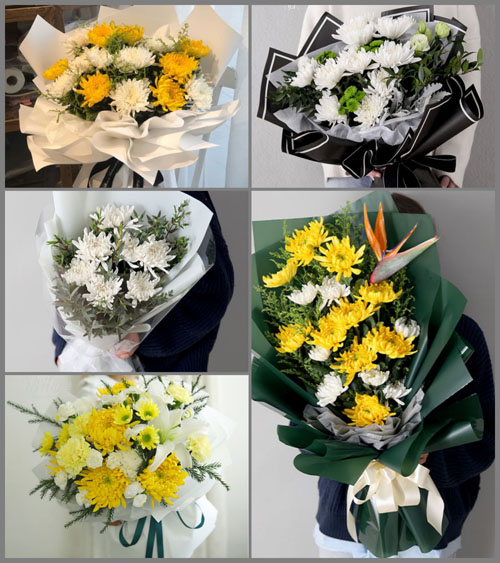 四川成都彭州市濛阳镇戊寅村白事花束代送